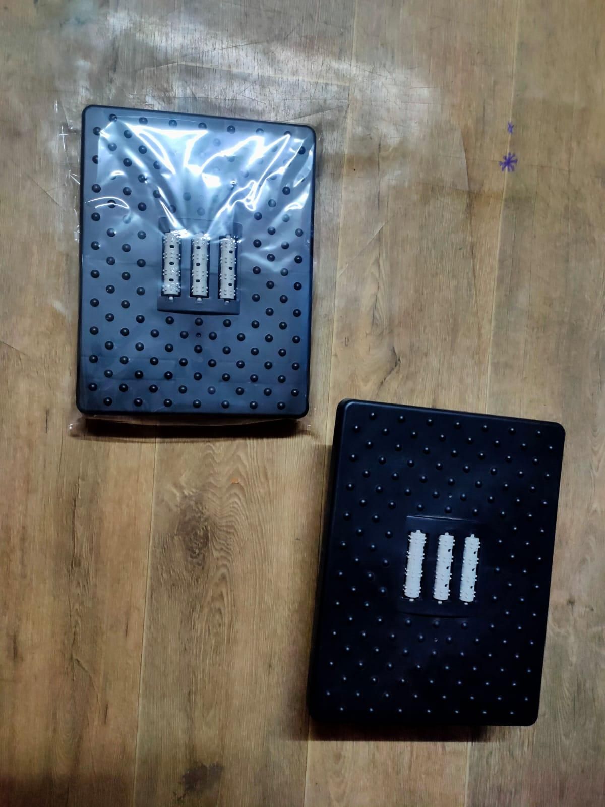 Adjustable Footrest Massage Stool β For Home & Office Comfort