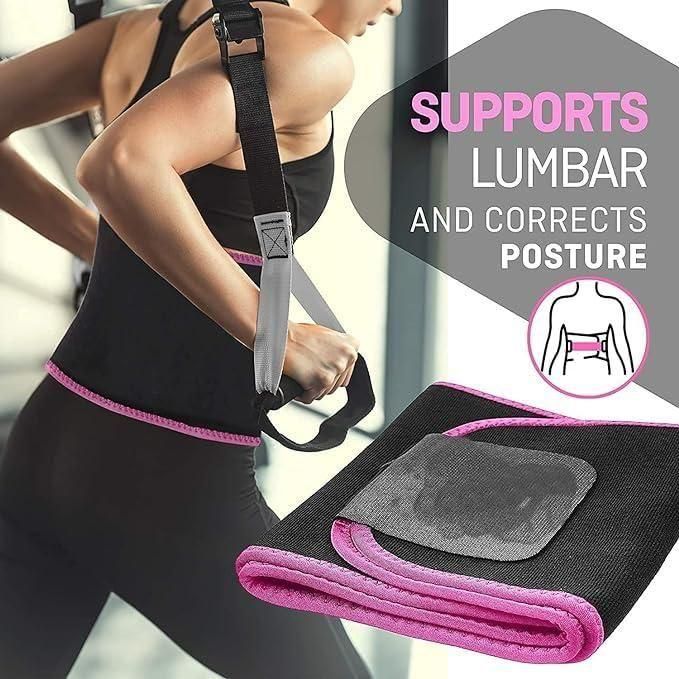 Adjustable Waist Trimmer Belt – Sweat, Shape & Support Anytime, Anywhere