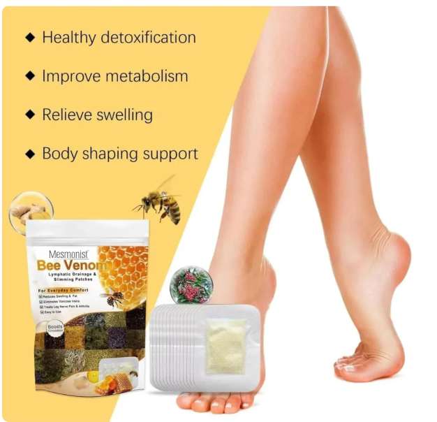 Bee Venom Lymphatic Drainage & Slimming Patches (Pack of 10)