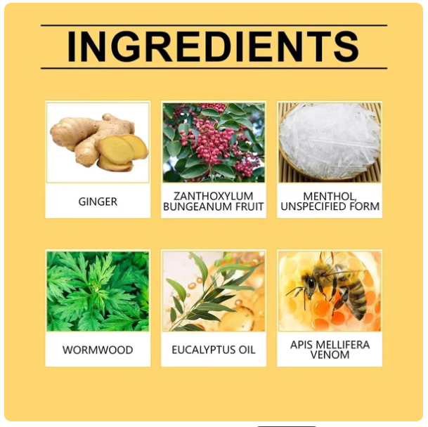 Bee Venom Lymphatic Drainage & Slimming Patches (Pack of 10)