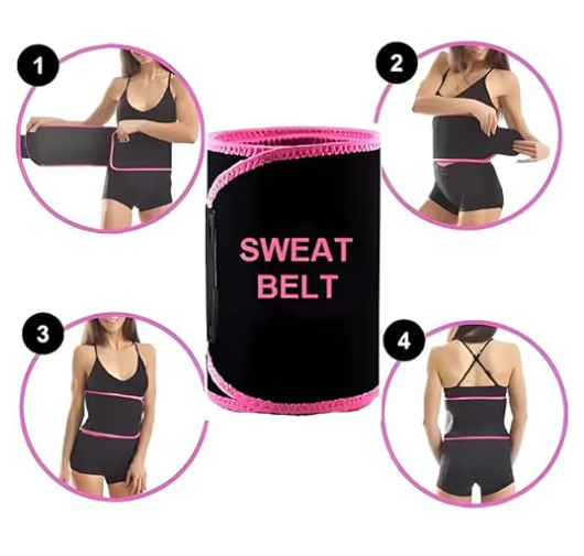 Adjustable Waist Trimmer Belt – Sweat, Shape & Support Anytime, Anywhere