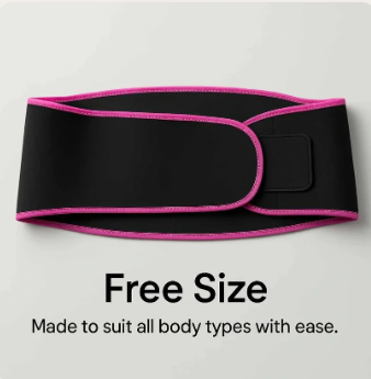 Adjustable Waist Trimmer Belt – Sweat, Shape & Support Anytime, Anywhere