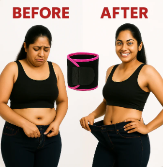 Adjustable Waist Trimmer Belt – Sweat, Shape & Support Anytime, Anywhere
