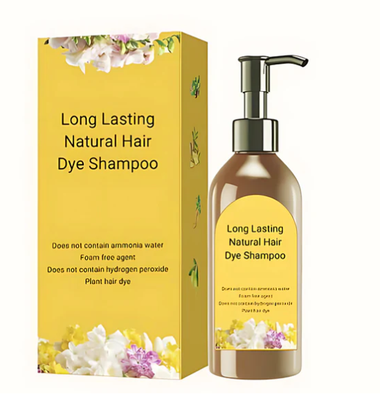 Japanese Long-Lasting Hair Dye Shampoo – Plant Extract Formula (Buy 1 Get 1 FREE)