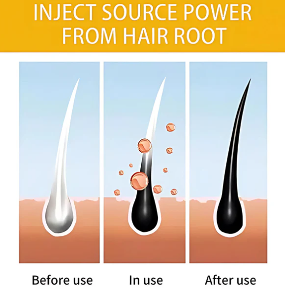 Japanese Long-Lasting Hair Dye Shampoo – Plant Extract Formula (Buy 1 Get 1 FREE)