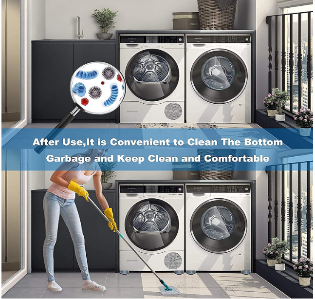 Anti-Vibration Pads for Washing Machine - 4 Pcs Shock Proof Feet for Washer & Dryer, Great for Home, Laundry Room, Kitchen, Washer, Dryer, Table, Chair, Sofa, Bed