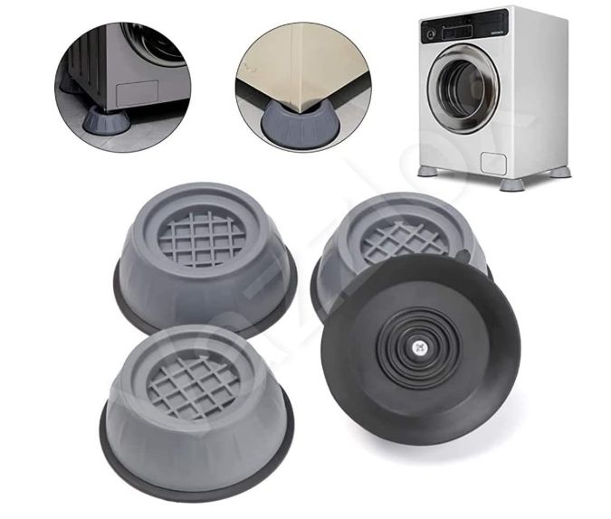 Anti-Vibration Pads for Washing Machine - 4 Pcs Shock Proof Feet for Washer & Dryer, Great for Home, Laundry Room, Kitchen, Washer, Dryer, Table, Chair, Sofa, Bed
