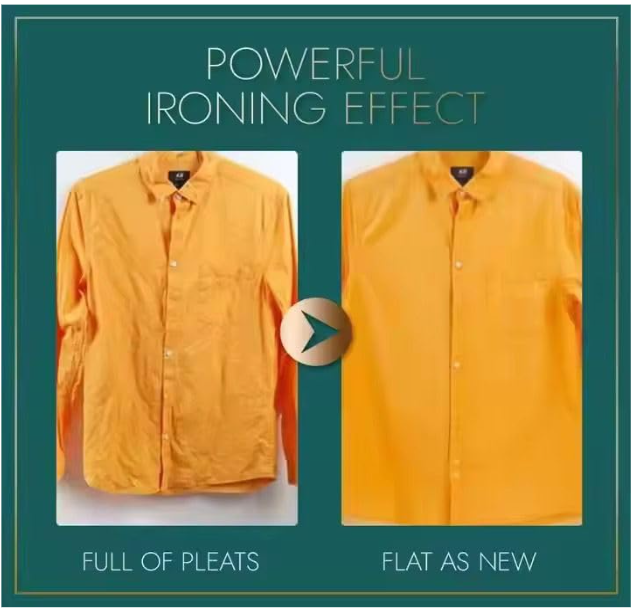 Portable Handheld Steam Iron for Clothes | Mini Travel Garment Steamer with Titanium Soleplate | Dry & Steam Ironing | Lightweight Fabric Wrinkle Remover for Home, Office & Travel