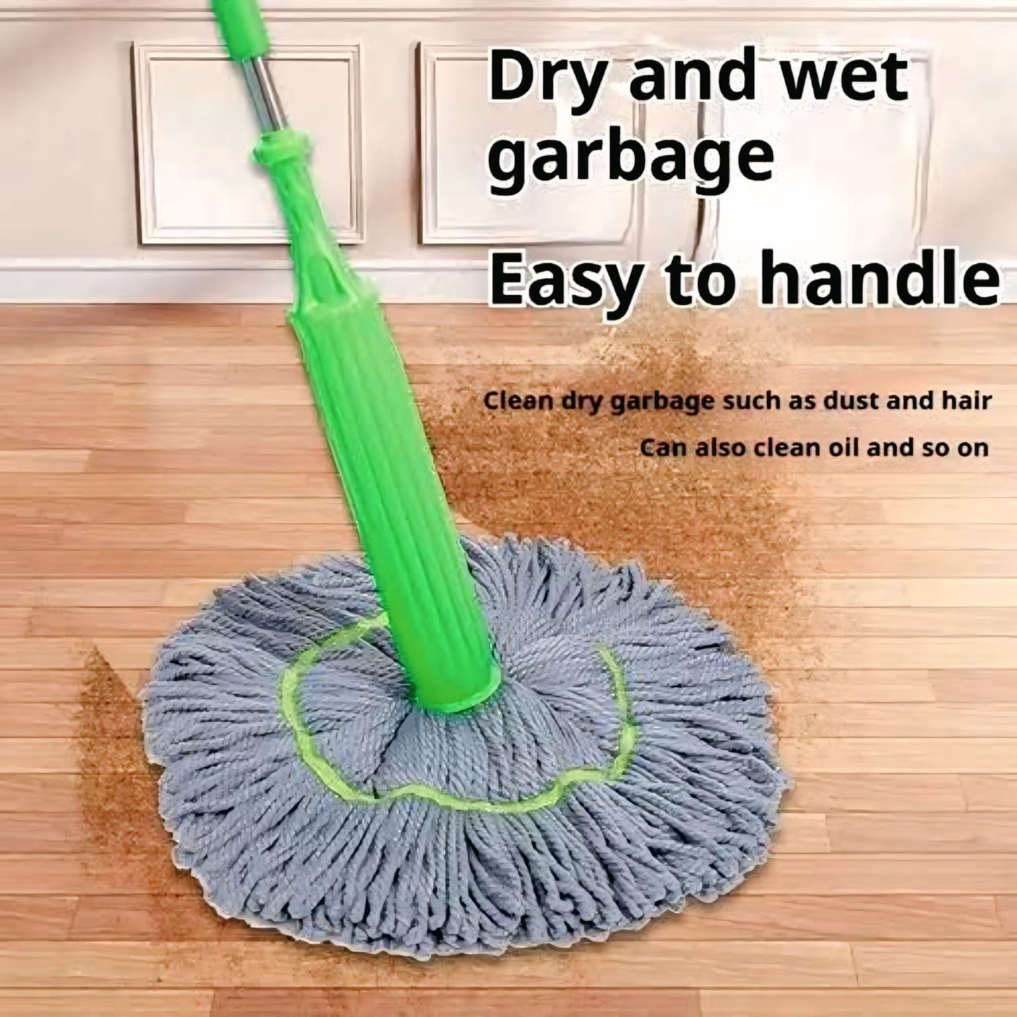 Self-twisting Water Rotating Mop