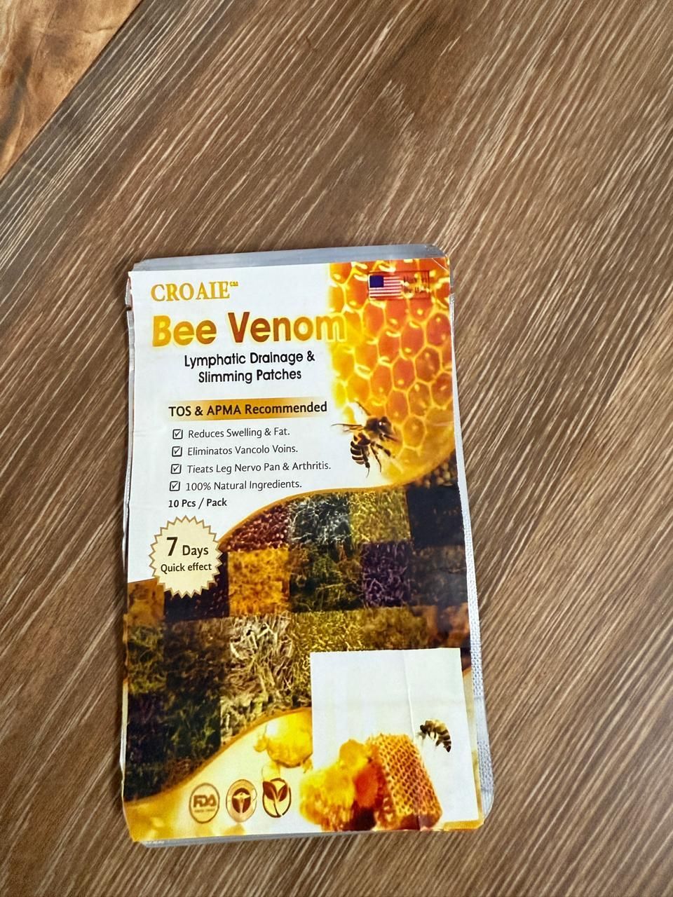 Bee Venom Lymphatic Drainage & Slimming Patches (Pack of 10)
