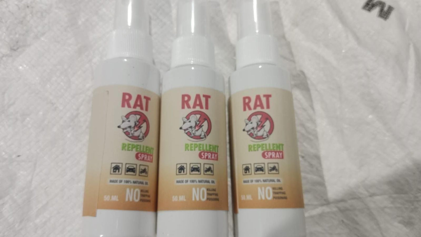 Rat Repellent Spray (Pack of 3) – Safe Protection for Your Car & Home