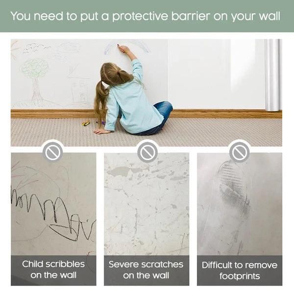 Self- Adhesive Transparent Electrostatic Wall Protection