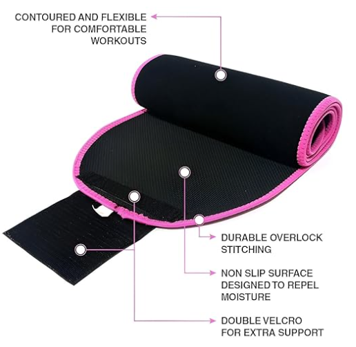 Adjustable Waist Trimmer Belt – Sweat, Shape & Support Anytime, Anywhere