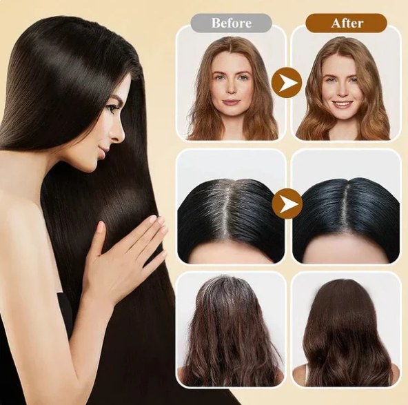 Japanese Long-Lasting Hair Dye Shampoo – Plant Extract Formula (Buy 1 Get 1 FREE)