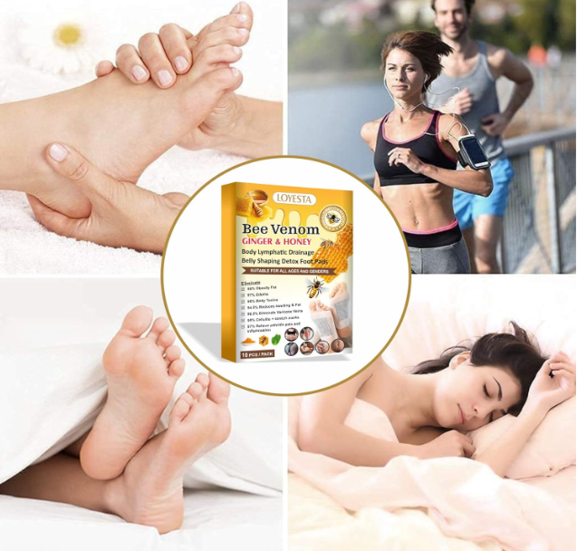 Bee Venom Ginger & Honey Detox Pads (Pack of 20 Patches)