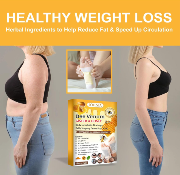 Bee Venom Ginger & Honey Detox Pads (Pack of 20 Patches)