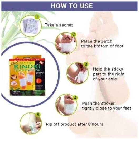 Detox Foot Patches Pads for Body Stress Relief