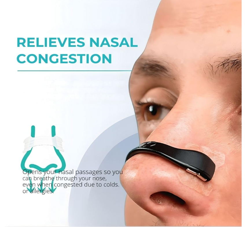 Magnetic Anti-Snoring Nose Clip (Pack of 15) | Nasal Strips for Breathing Relief | Sleep Aid Snore Stopper Device for Men & Women | Reusable Nose Dilator for Better Sleep & Easy Breathing