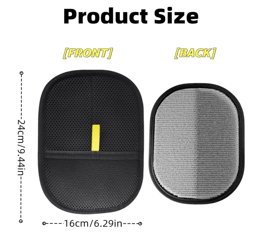 Canipel Pet Hair Remover Glove for Cats & Dogs, Electrostatic Pet Hair Removal Glove Mitt Cleaning Glove for Furniture, Carpets, Car Seats