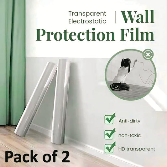 Self- Adhesive Transparent Electrostatic Wall Protection