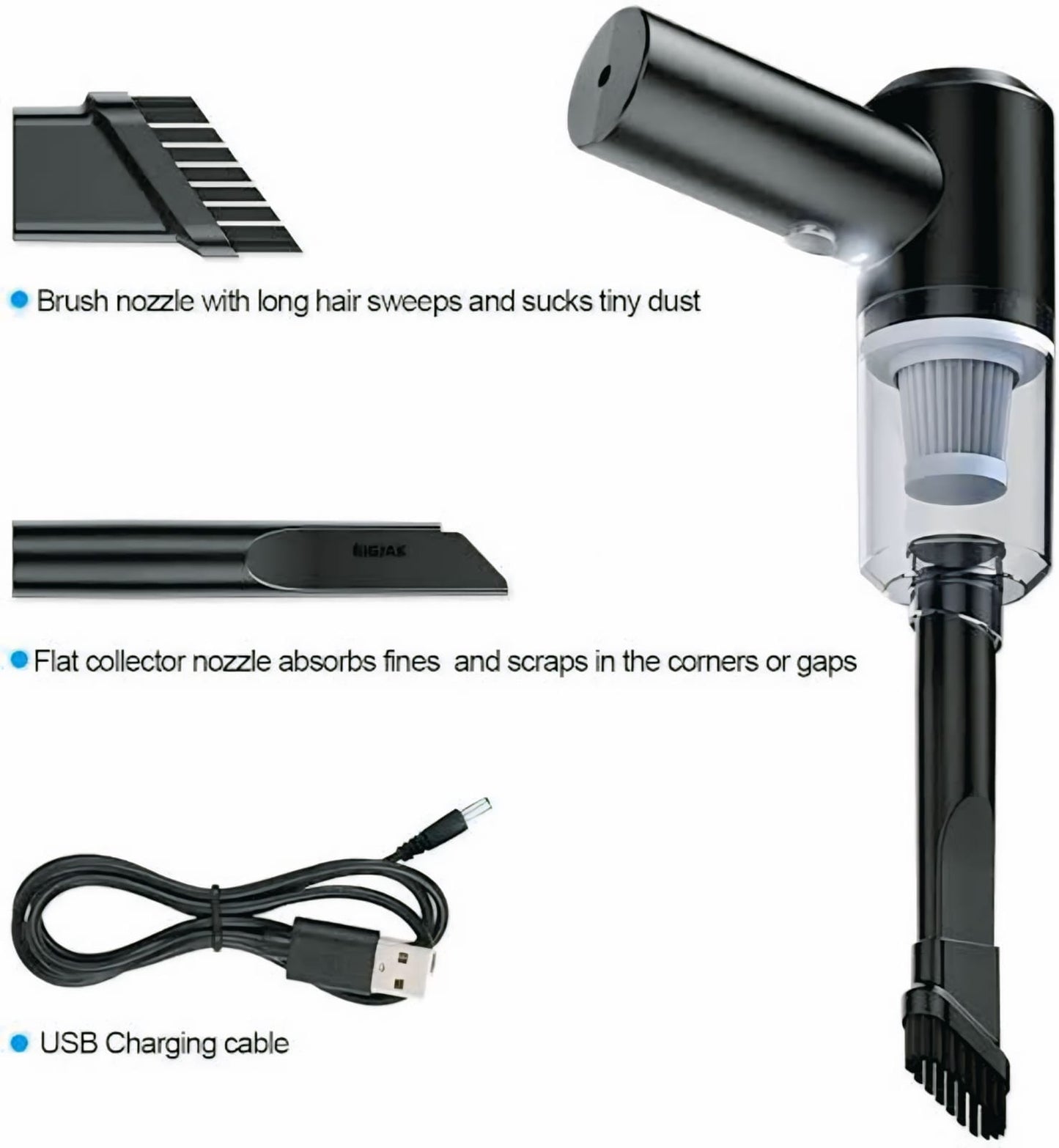 Vacuum Suction Cleaner- Portable Air Duster Wireless